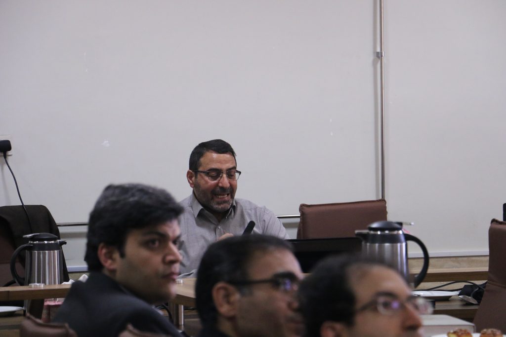 جلسه هم اندیشی اساتید دانشگاه صنعتی شیراز با حضور دکتر محسن بیات ( استاد حوزه و دانشگاه )