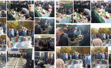 مراسم عزاداری حضرت زهرا(س) و تشییع شهید گمنام در دانشگاه شهید